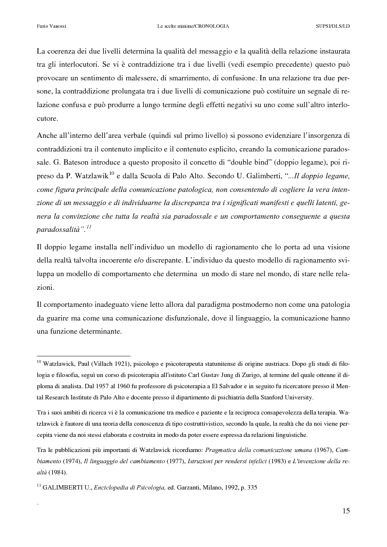 Anteprima della tesi: Le scelte minime, il colloquio in campo psicopedagogico, Pagina 10