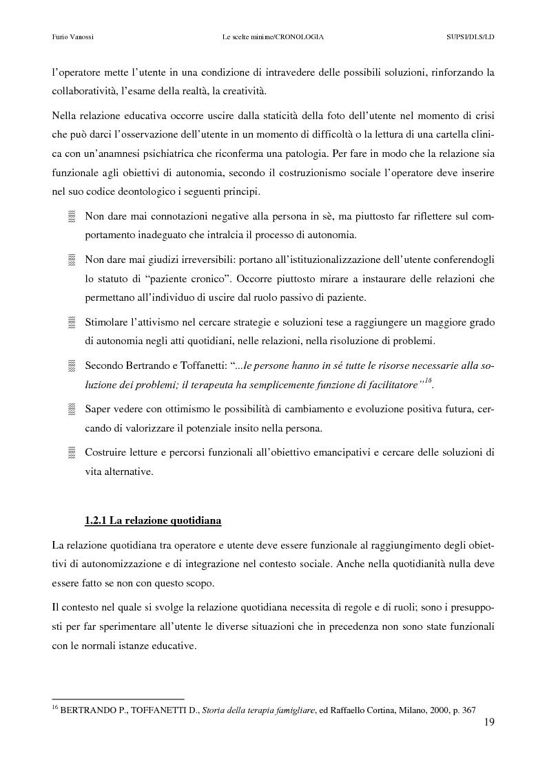Anteprima della tesi: Le scelte minime, il colloquio in campo psicopedagogico, Pagina 14