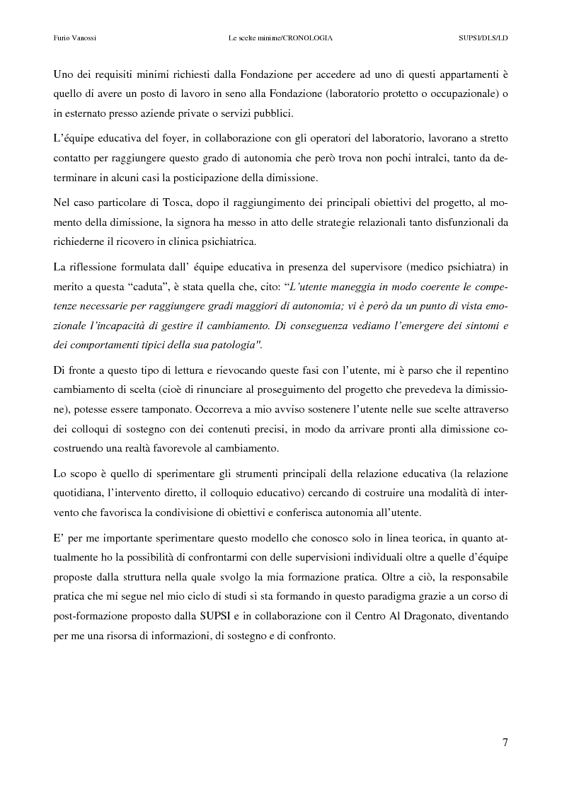 Anteprima della tesi: Le scelte minime, il colloquio in campo psicopedagogico, Pagina 2