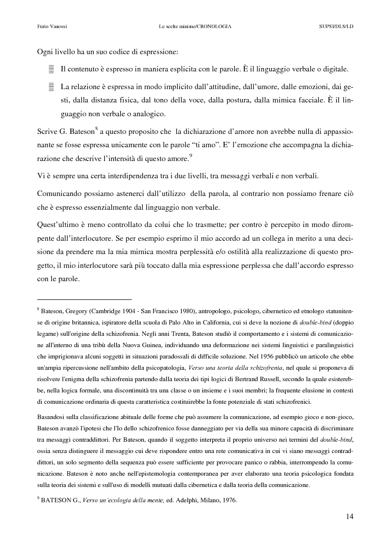 Anteprima della tesi: Le scelte minime, il colloquio in campo psicopedagogico, Pagina 9