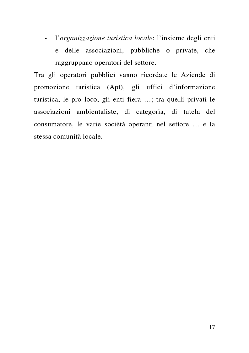Anteprima della tesi: Enogastronomia e territorio nel fenomeno turistico, Pagina 11
