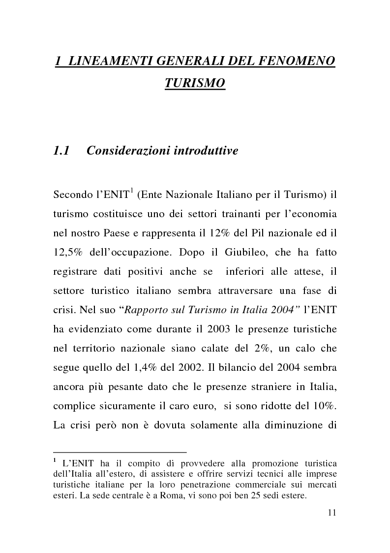 Anteprima della tesi: Enogastronomia e territorio nel fenomeno turistico, Pagina 5
