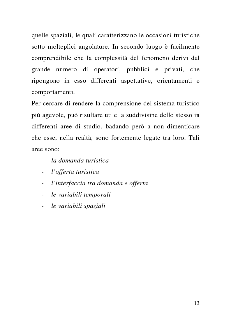 Anteprima della tesi: Enogastronomia e territorio nel fenomeno turistico, Pagina 7