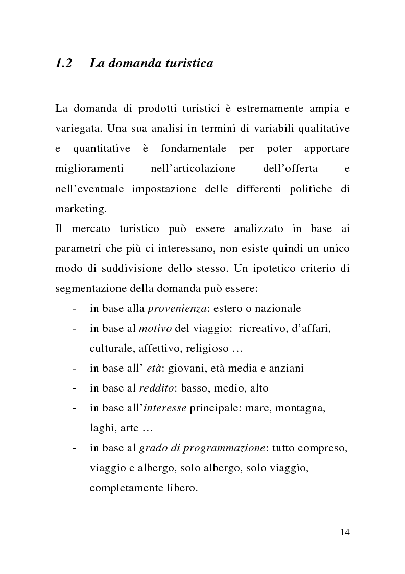 Anteprima della tesi: Enogastronomia e territorio nel fenomeno turistico, Pagina 8