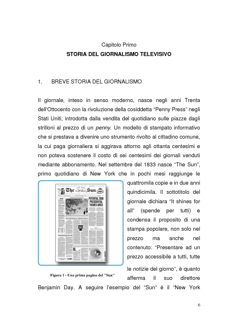Anteprima della tesi: Il giornalismo sportivo televisivo: modificazioni di genere derivanti dall'avvento delle trasmissioni in digitale, Pagina 2