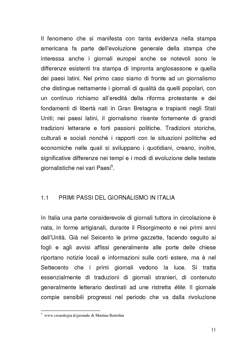 Anteprima della tesi: Il giornalismo sportivo televisivo: modificazioni di genere derivanti dall'avvento delle trasmissioni in digitale, Pagina 7