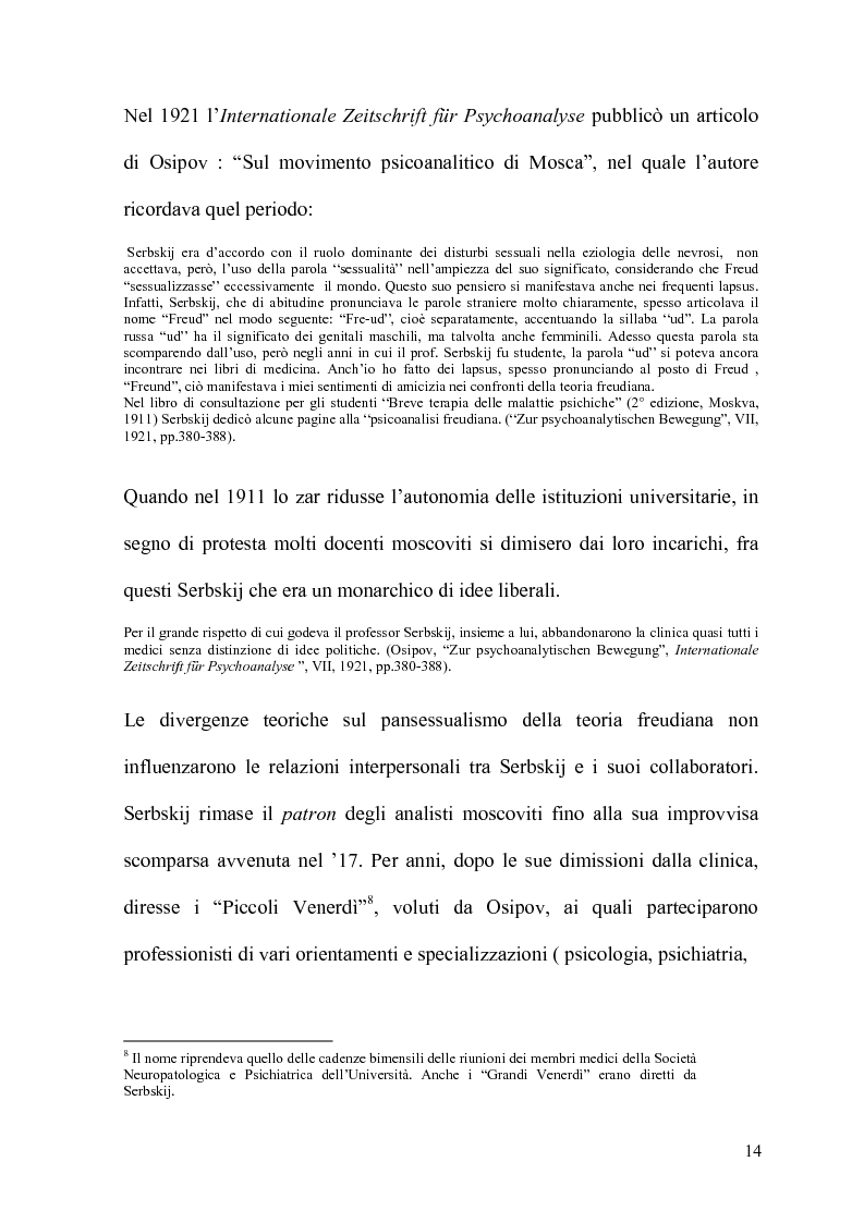 Anteprima della tesi: La Psicoanalisi in Russia: nascita, sviluppo e oblio, Pagina 13