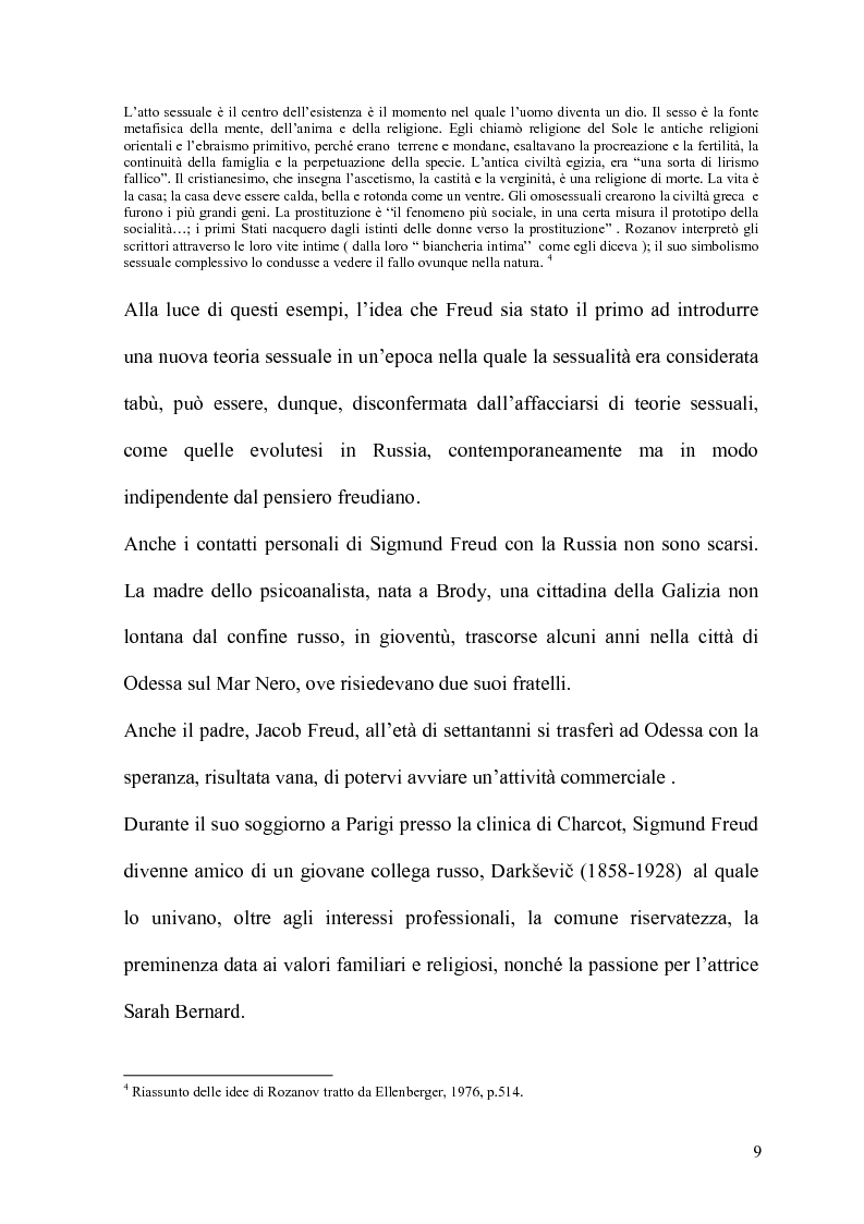 Anteprima della tesi: La Psicoanalisi in Russia: nascita, sviluppo e oblio, Pagina 8
