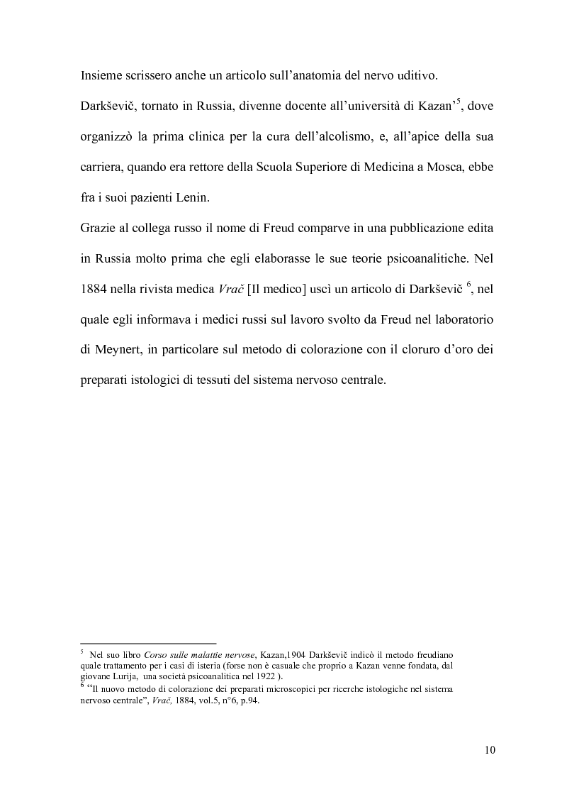 Anteprima della tesi: La Psicoanalisi in Russia: nascita, sviluppo e oblio, Pagina 9