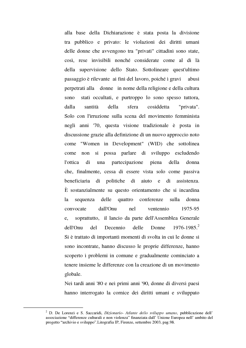 Anteprima della tesi: I diritti delle donne islamiche, Pagina 7