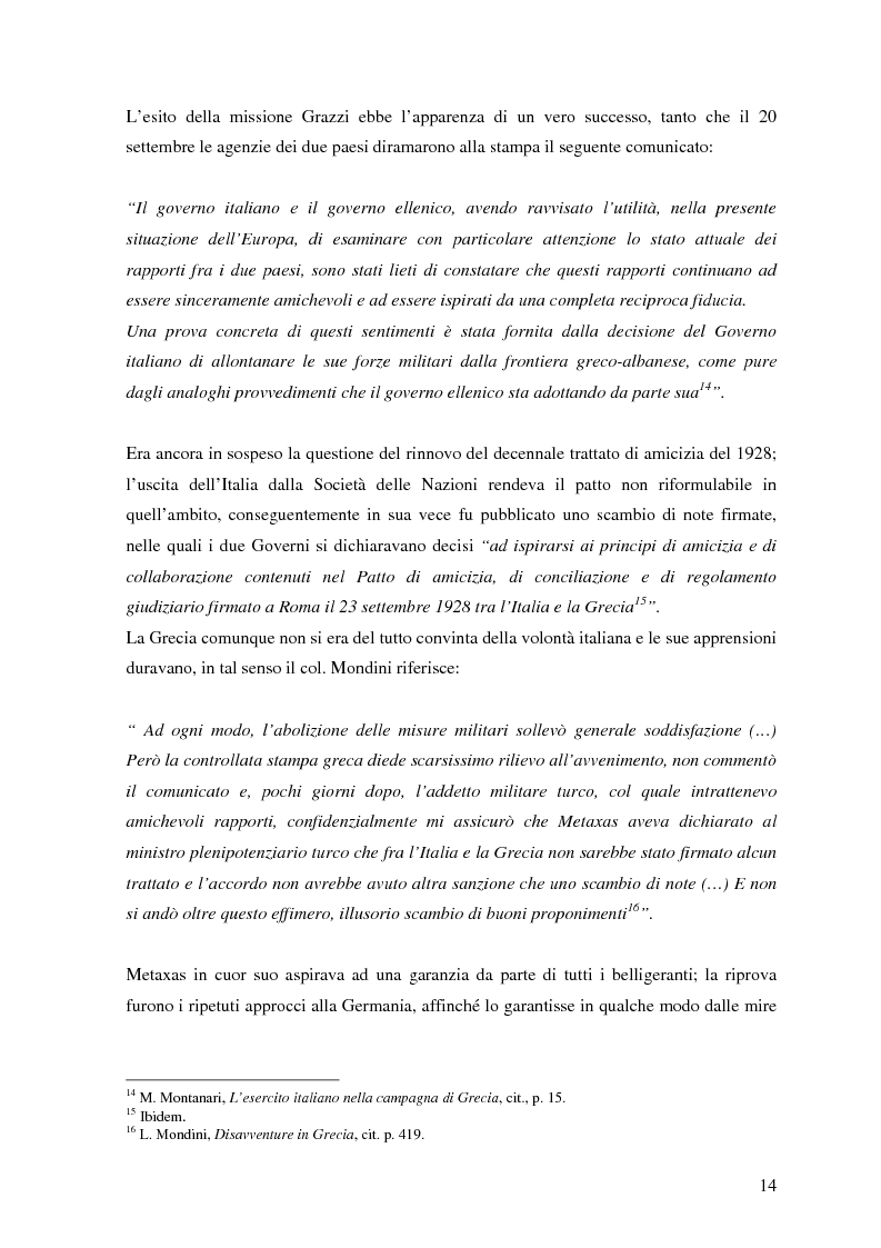 Anteprima della tesi: Soldati, generali e gerarchi nella campagna di Grecia. Aspetti e tematiche di una guerra vista da prospettive differenti, Pagina 13