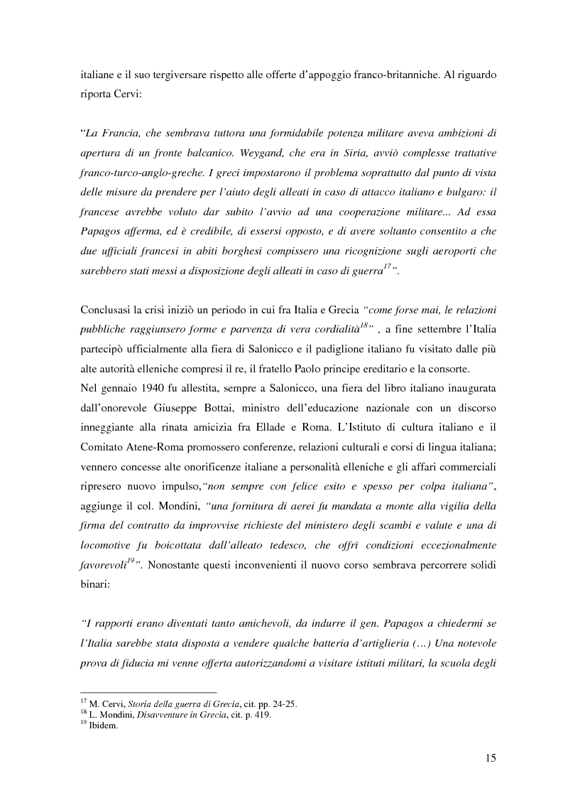Anteprima della tesi: Soldati, generali e gerarchi nella campagna di Grecia. Aspetti e tematiche di una guerra vista da prospettive differenti, Pagina 14