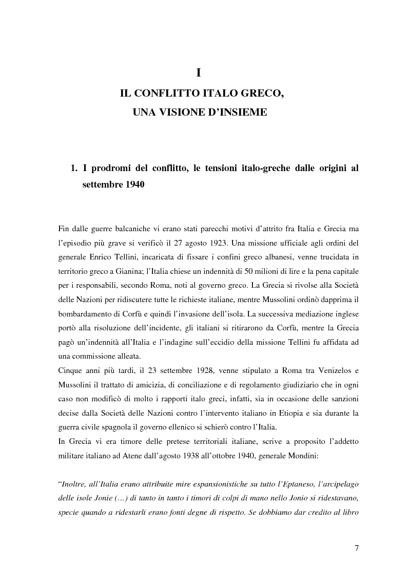Anteprima della tesi: Soldati, generali e gerarchi nella campagna di Grecia. Aspetti e tematiche di una guerra vista da prospettive differenti, Pagina 6