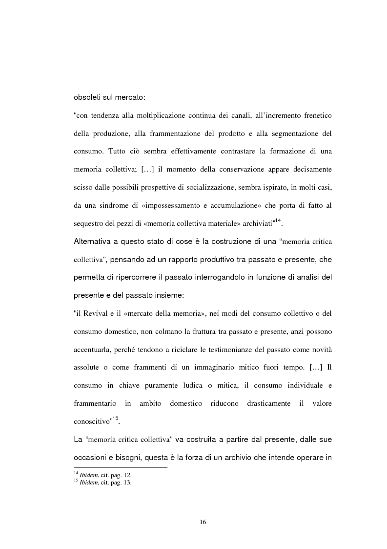 Anteprima della tesi: Archivio audiovisivo del movimento operaio e democratico: vent'anni di produzioni, Pagina 12
