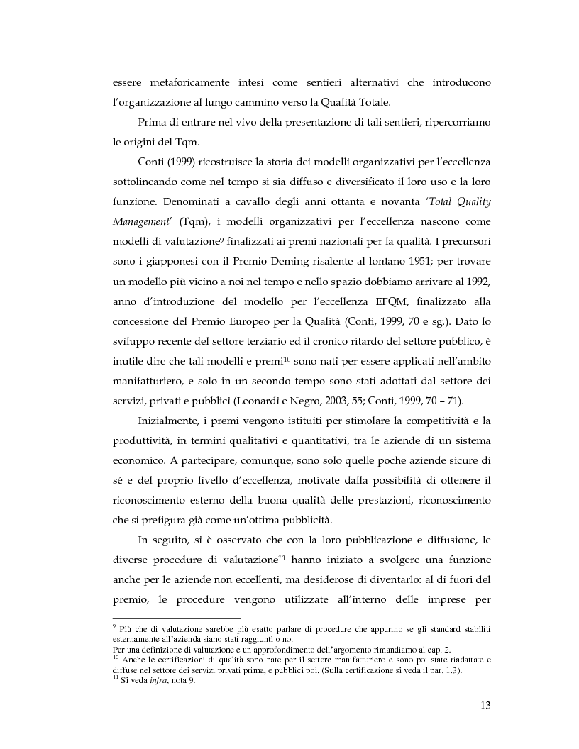 Anteprima della tesi: La Customer Satisfaction nella PA: problemi di fedeltà dei dati raccolti tramite questionario, Pagina 8