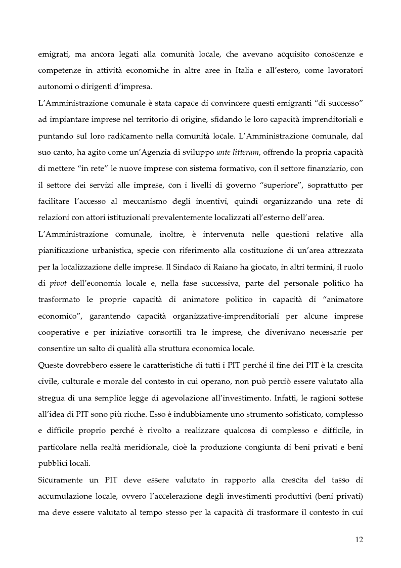 Anteprima della tesi: La programmazione dei Fondi strutturali 2000 - 2006: I "Progetti Integrati Territoriali", Pagina 12