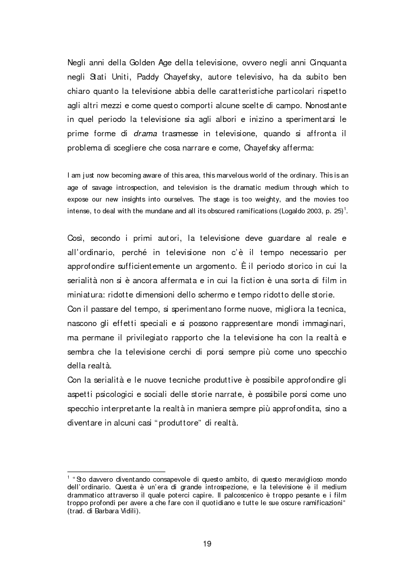Anteprima della tesi: Dai fatti di cronaca al piccolo schermo: i temi della fiction televisiva, Pagina 14