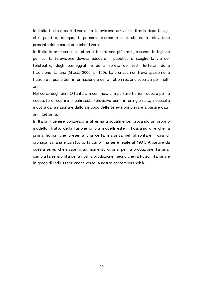 Anteprima della tesi: Dai fatti di cronaca al piccolo schermo: i temi della fiction televisiva, Pagina 15