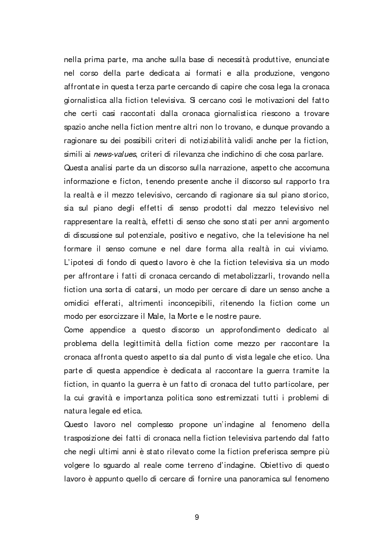 Anteprima della tesi: Dai fatti di cronaca al piccolo schermo: i temi della fiction televisiva, Pagina 4