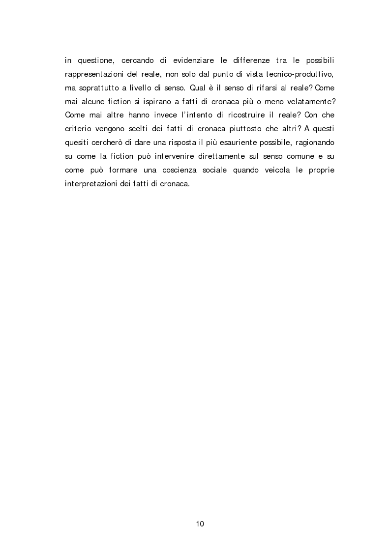 Anteprima della tesi: Dai fatti di cronaca al piccolo schermo: i temi della fiction televisiva, Pagina 5