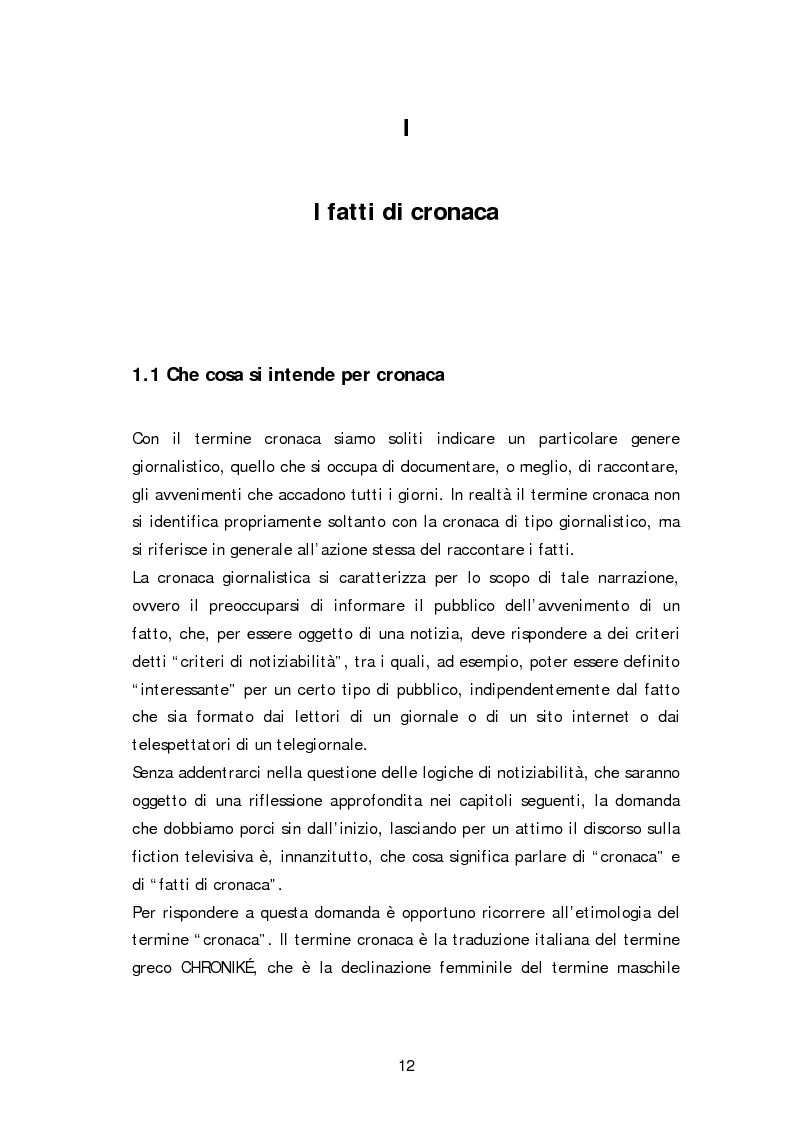 Anteprima della tesi: Dai fatti di cronaca al piccolo schermo: i temi della fiction televisiva, Pagina 7