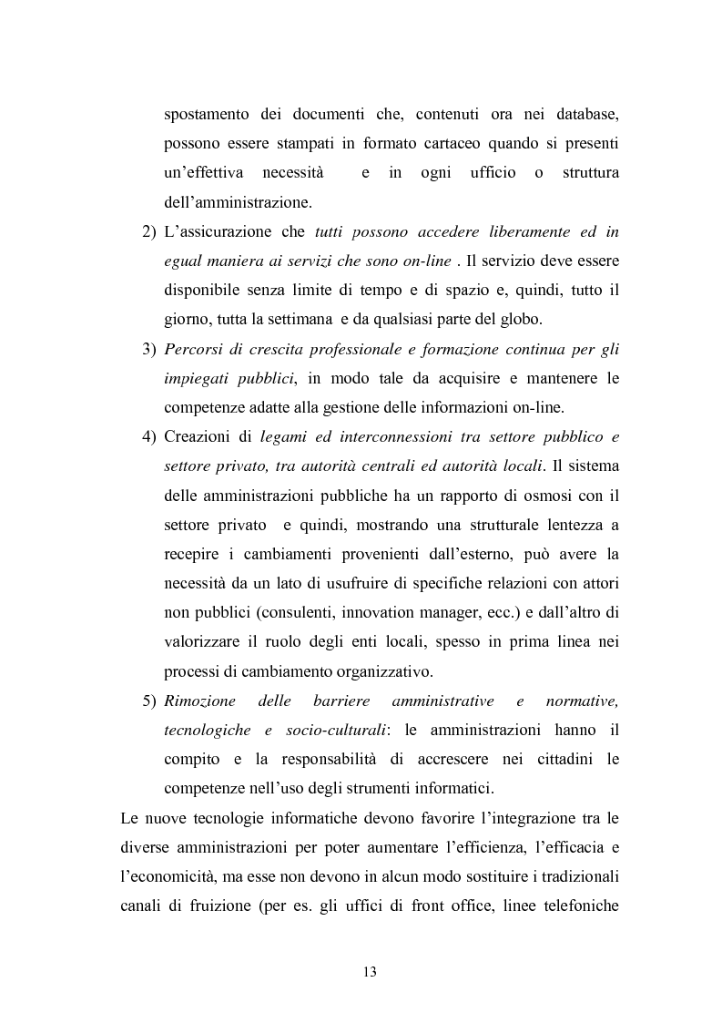 Anteprima della tesi: Il Comune italiano nell'Era dell'Informazione-I progetti di e-Government del Comune di Viterbo, Pagina 11