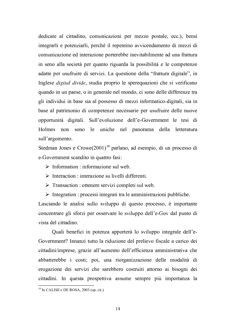 Anteprima della tesi: Il Comune italiano nell'Era dell'Informazione-I progetti di e-Government del Comune di Viterbo, Pagina 12