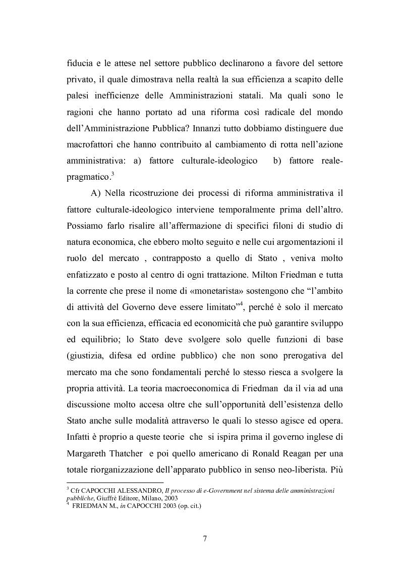 Anteprima della tesi: Il Comune italiano nell'Era dell'Informazione-I progetti di e-Government del Comune di Viterbo, Pagina 5