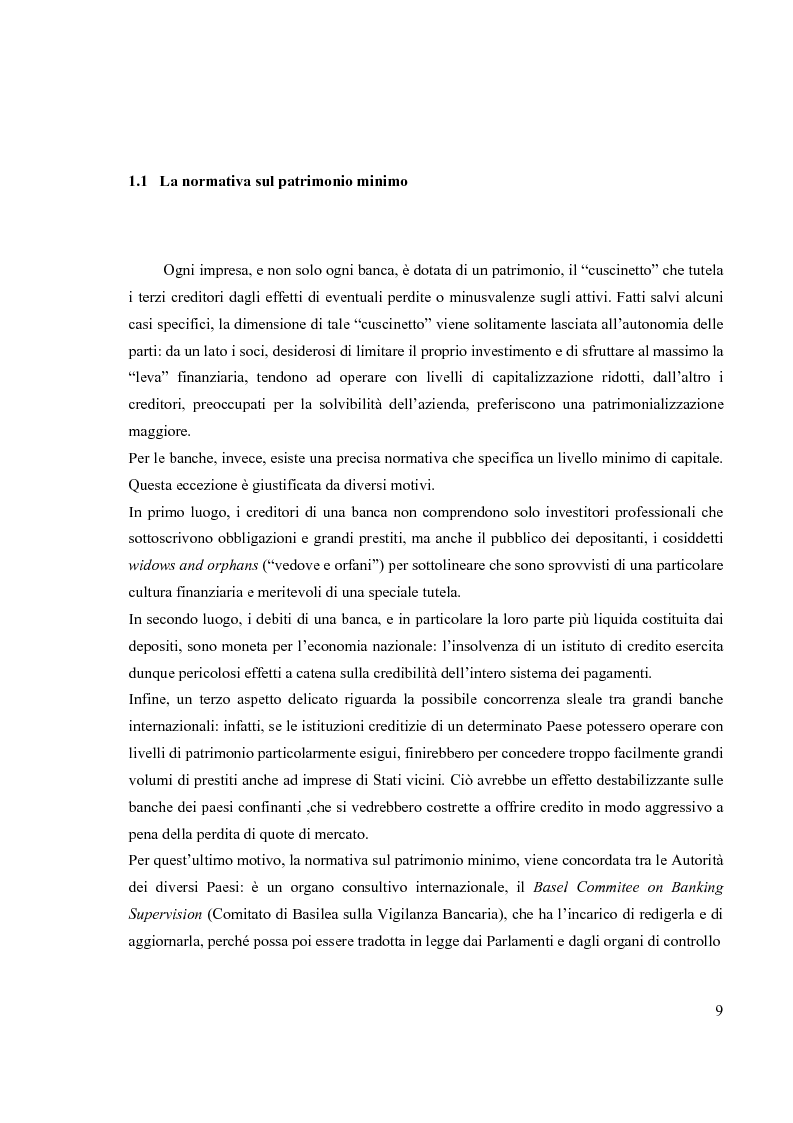 Anteprima della tesi: L'Accordo di Basilea II e l'organizzazione dei Sistemi Informativi bancari: il caso UniCredit Group, Pagina 5
