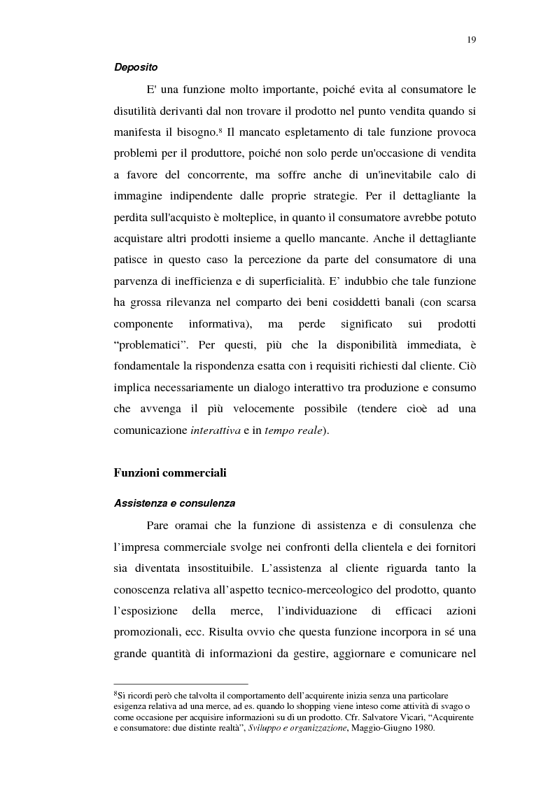 Anteprima della tesi: I servizi telematici nel marketing dei beni di consumo diretto, Pagina 7