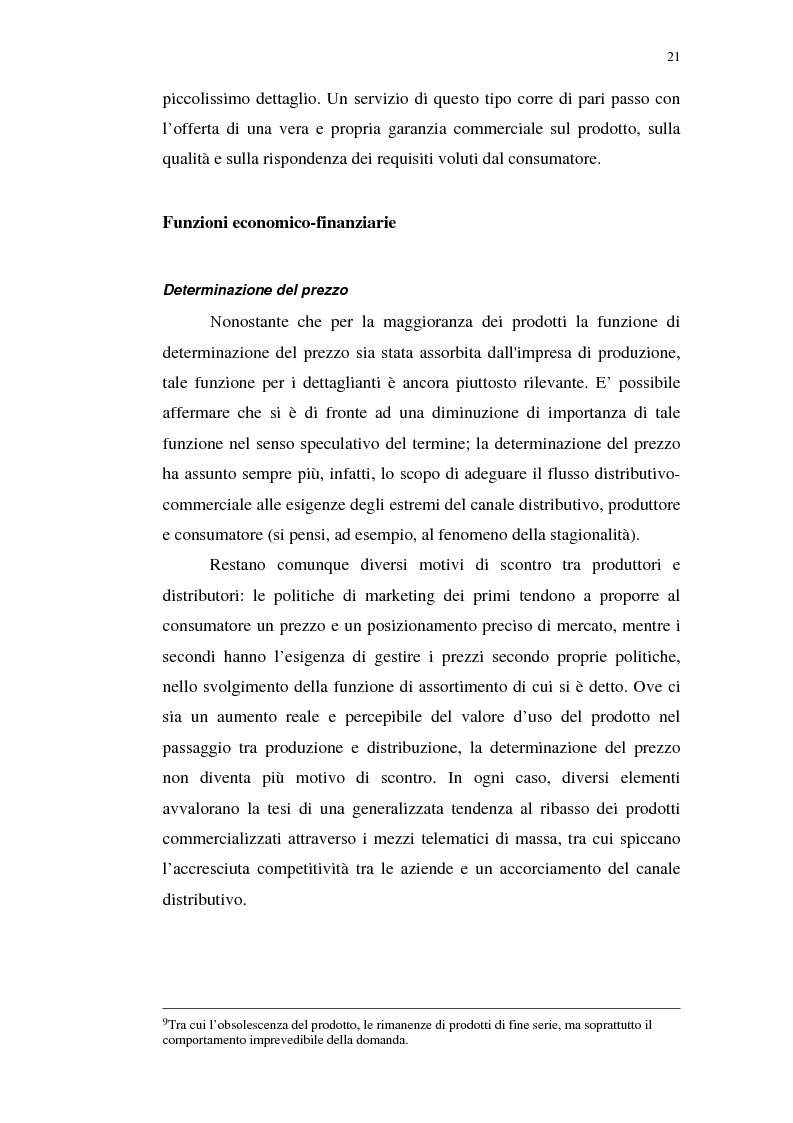 Anteprima della tesi: I servizi telematici nel marketing dei beni di consumo diretto, Pagina 9