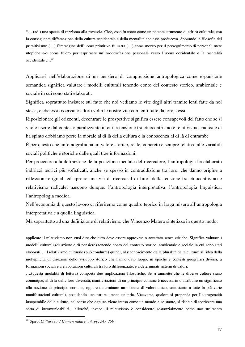 Anteprima della tesi: Analisi antropologica di un racconto di vita, Pagina 12