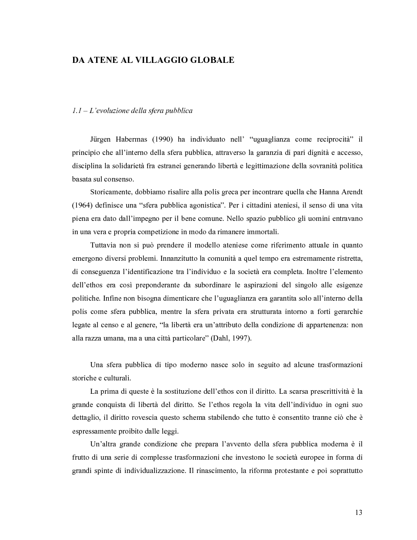 Anteprima della tesi: Da Bologna (io) a Bologna (noi). La democrazia e le nuove tecnologie della comunicazione, Pagina 4