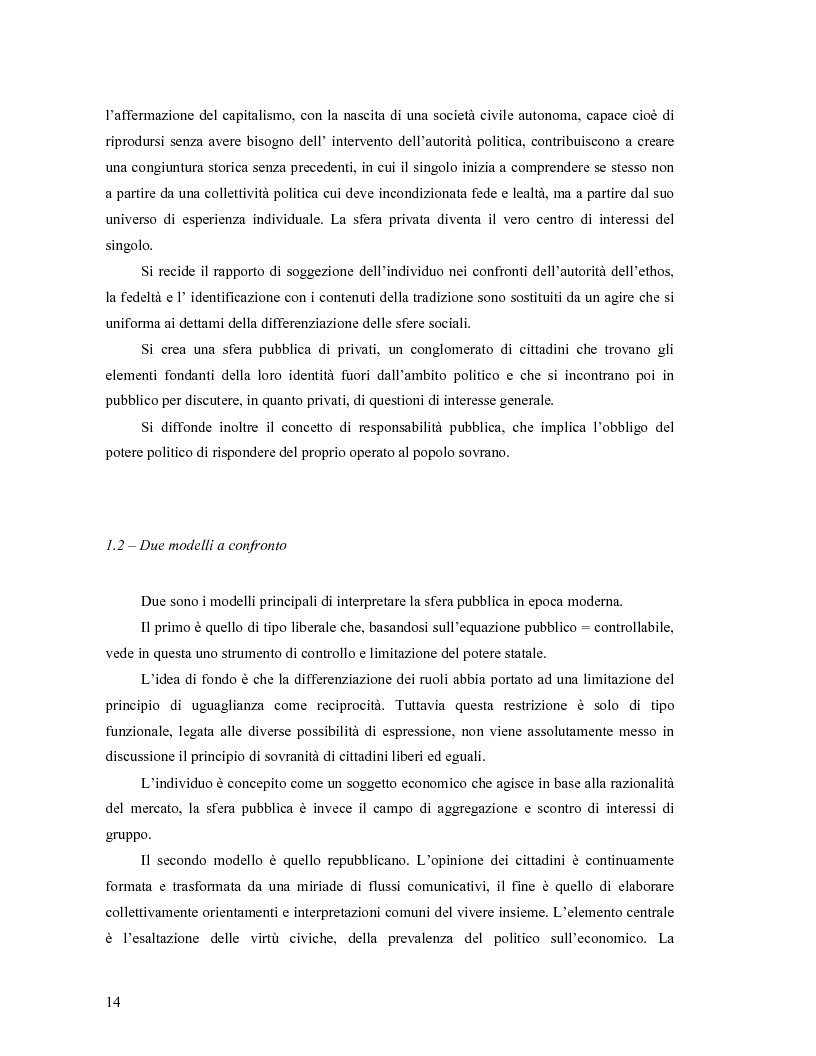 Anteprima della tesi: Da Bologna (io) a Bologna (noi). La democrazia e le nuove tecnologie della comunicazione, Pagina 5