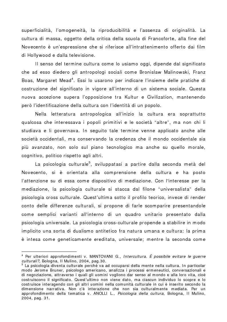 Anteprima della tesi: La società multiculturale: comprendere l'altro, Pagina 2