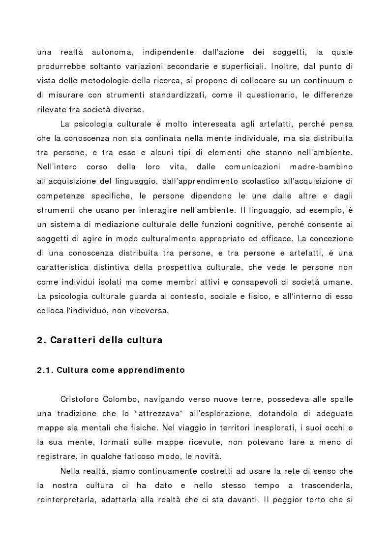 Anteprima della tesi: La società multiculturale: comprendere l'altro, Pagina 3