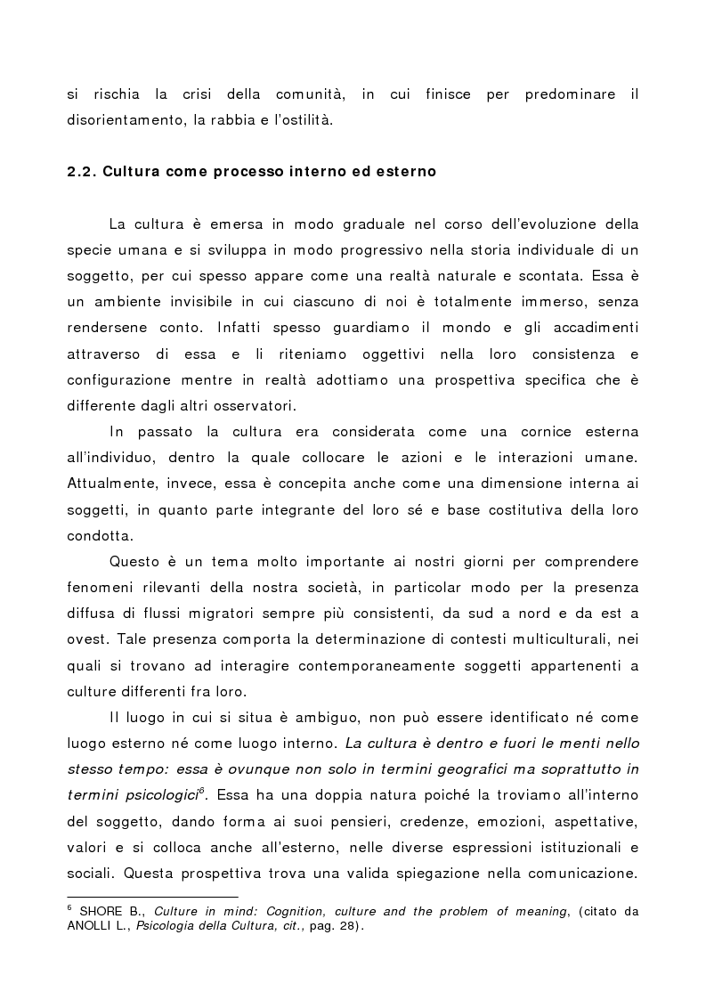 Anteprima della tesi: La società multiculturale: comprendere l'altro, Pagina 5