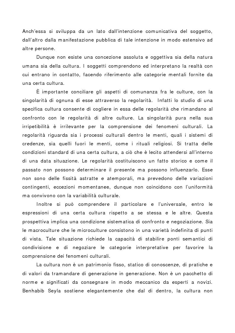 Anteprima della tesi: La società multiculturale: comprendere l'altro, Pagina 6