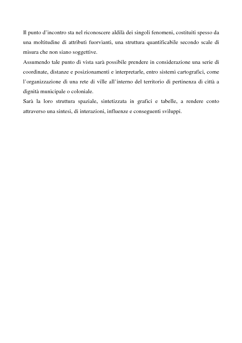Anteprima della tesi: Le ville romane in Sardegna - Contributo dell'analisi spaziale alla ricerca, Pagina 5
