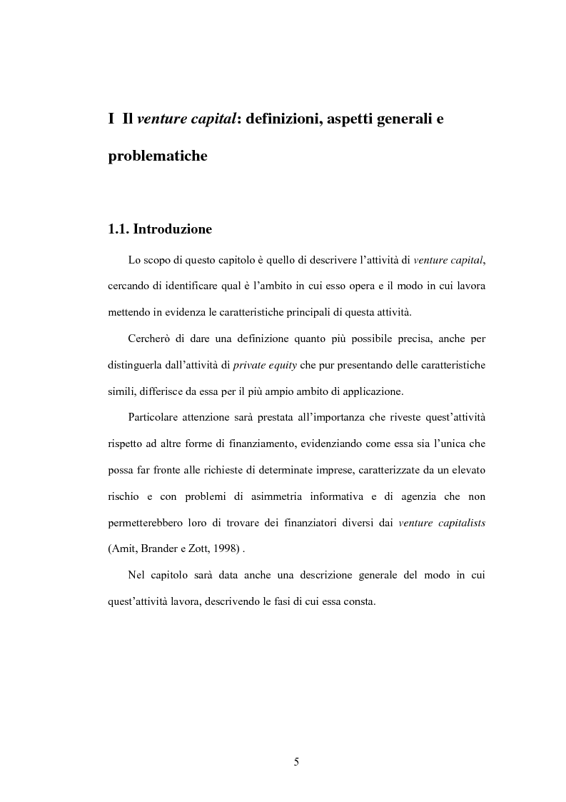 Anteprima della tesi: Il ruolo del venture capital nello sviluppo economico: forze motrici e strategie dei governi, Pagina 3