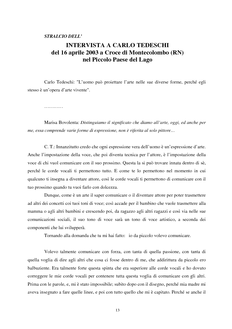 Anteprima della tesi: L'etica nell'arte di Carlo Tedeschi: le espressioni dell'anima, Pagina 13