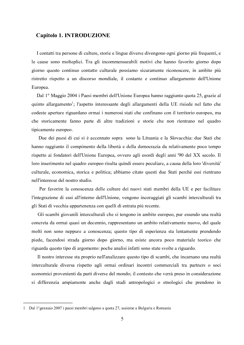 Anteprima della tesi: Un'analisi linguistica di una riunione informale in Inglese come Lingua Franca, Pagina 3