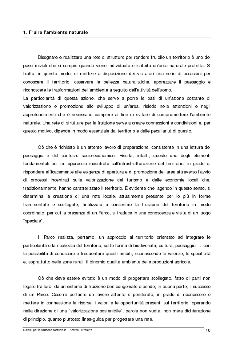 Anteprima della tesi: Sistemi per la fruizione sostenibile, Pagina 3