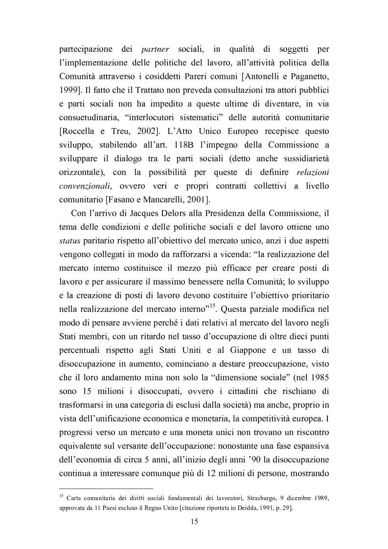 Anteprima della tesi: Le politiche del lavoro in un'ottica di genere, Pagina 9