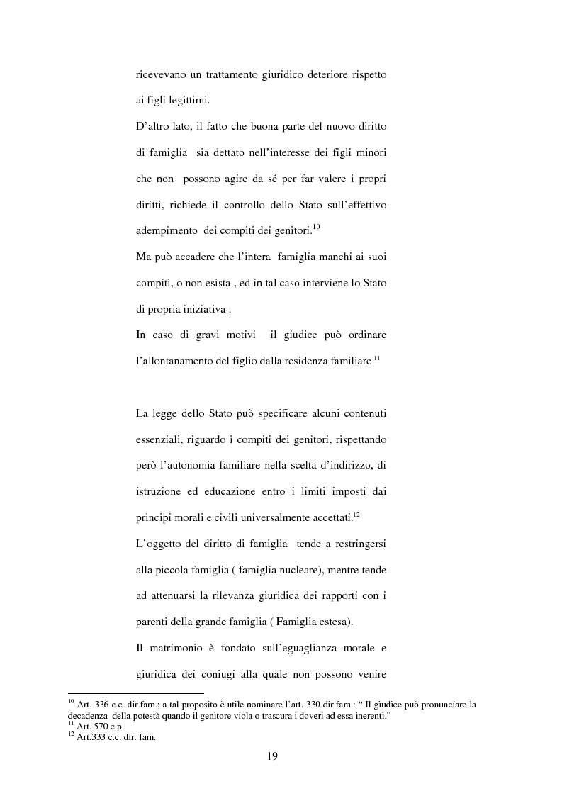 Anteprima della tesi: La Casa Famiglia per minori abbandonati: realtà e prospettive, Pagina 13