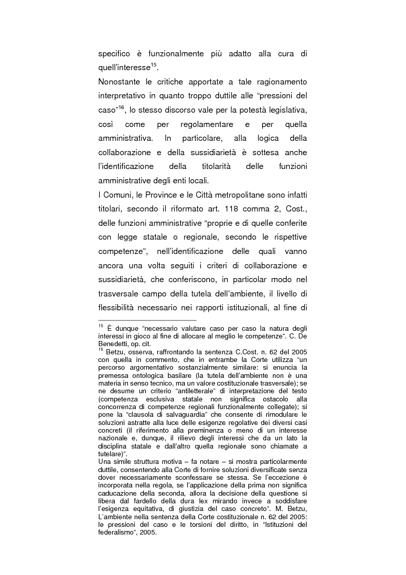 Anteprima della tesi: Regionalismo e protezione dell'ambiente nel dibattito sulla modifica del Titolo V della Costituzione, Pagina 6