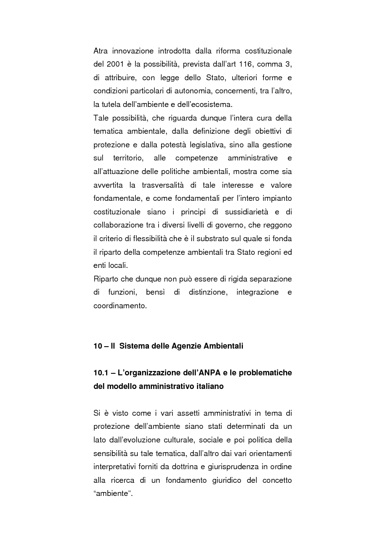 Anteprima della tesi: Regionalismo e protezione dell'ambiente nel dibattito sulla modifica del Titolo V della Costituzione, Pagina 8