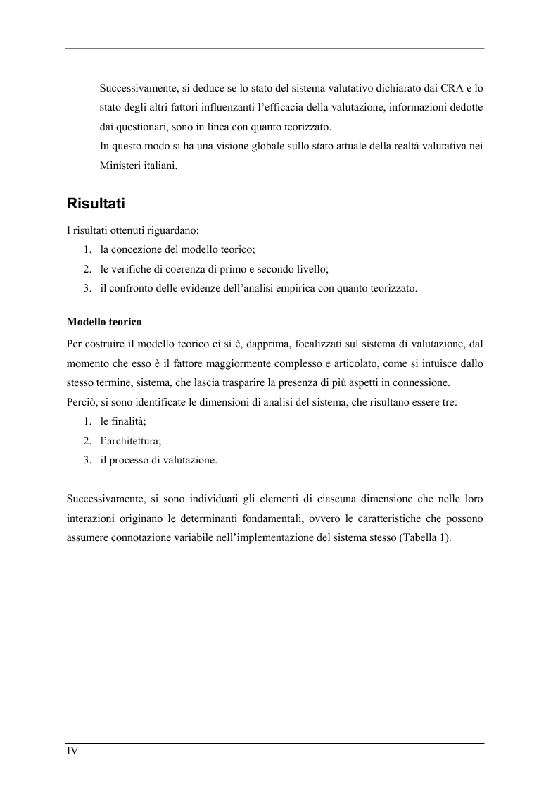 Anteprima della tesi: La valutazione delle prestazioni dei dirigenti nei Ministeri italiani, Pagina 4
