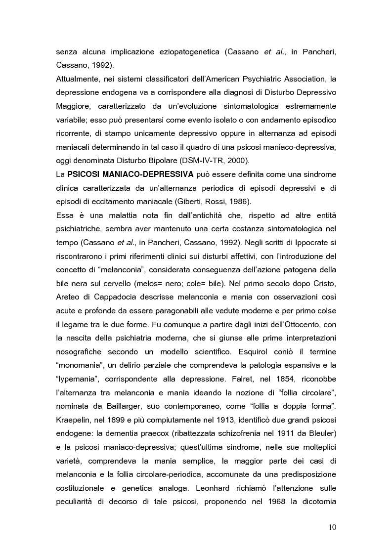 Anteprima della tesi: Psicodinamica della depressione post-partum: uno studio sulla prevalenza e sui fattori di rischio correlati, Pagina 10