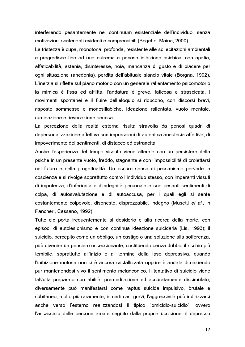 Anteprima della tesi: Psicodinamica della depressione post-partum: uno studio sulla prevalenza e sui fattori di rischio correlati, Pagina 12